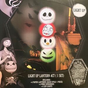 Disney The Nightmare Before Christmas Light Up Lantern Set NEW